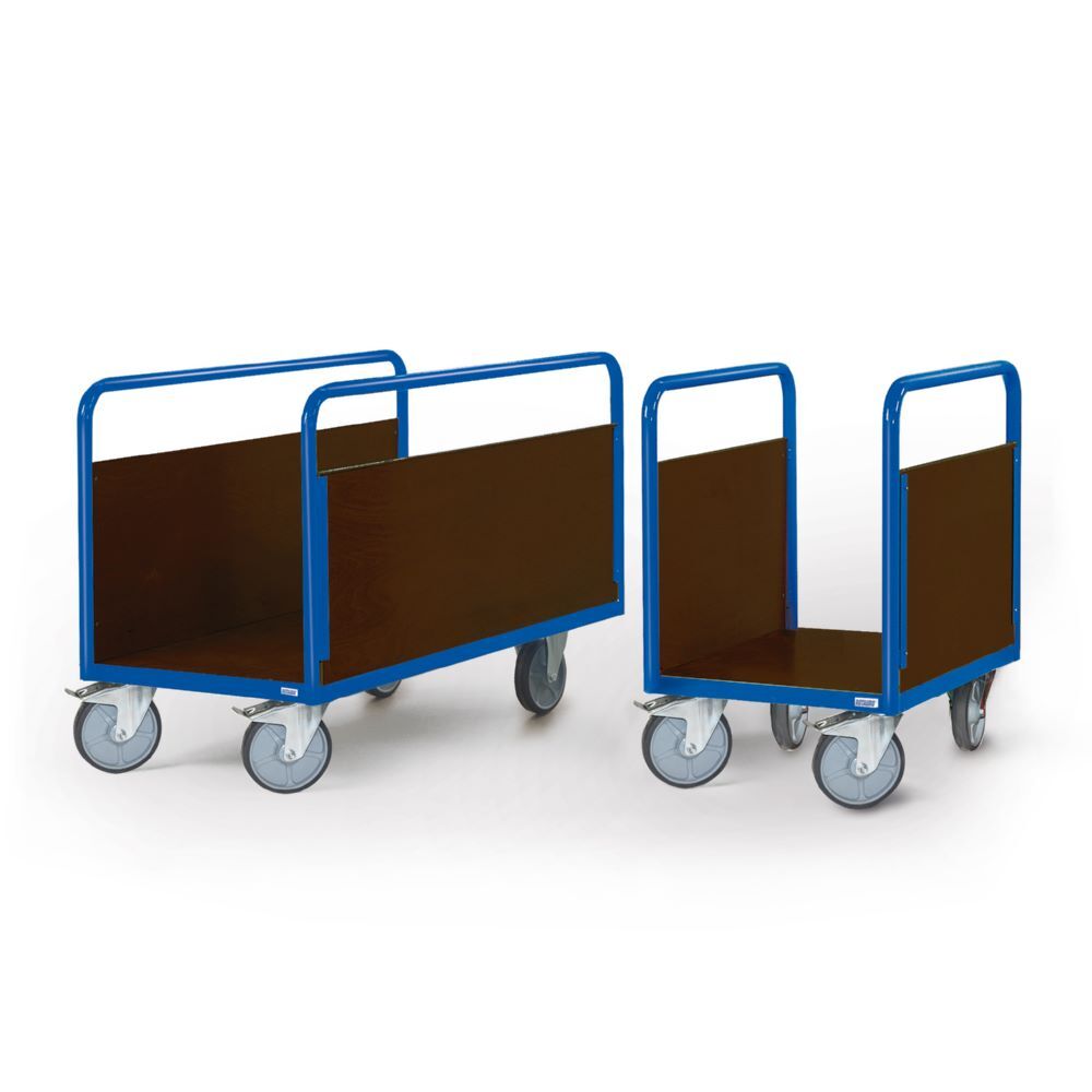 Tauroflex Plattformwagen F6 mit 2 Seitenwänden 600 kg Traglast 700 x 1138 x 1090 mm Produktbild Tauroflex Plattformwagen F6 mit 2 Seitenwänden 600 kg Traglast 700 x 1138 x 1090 mm bild 2