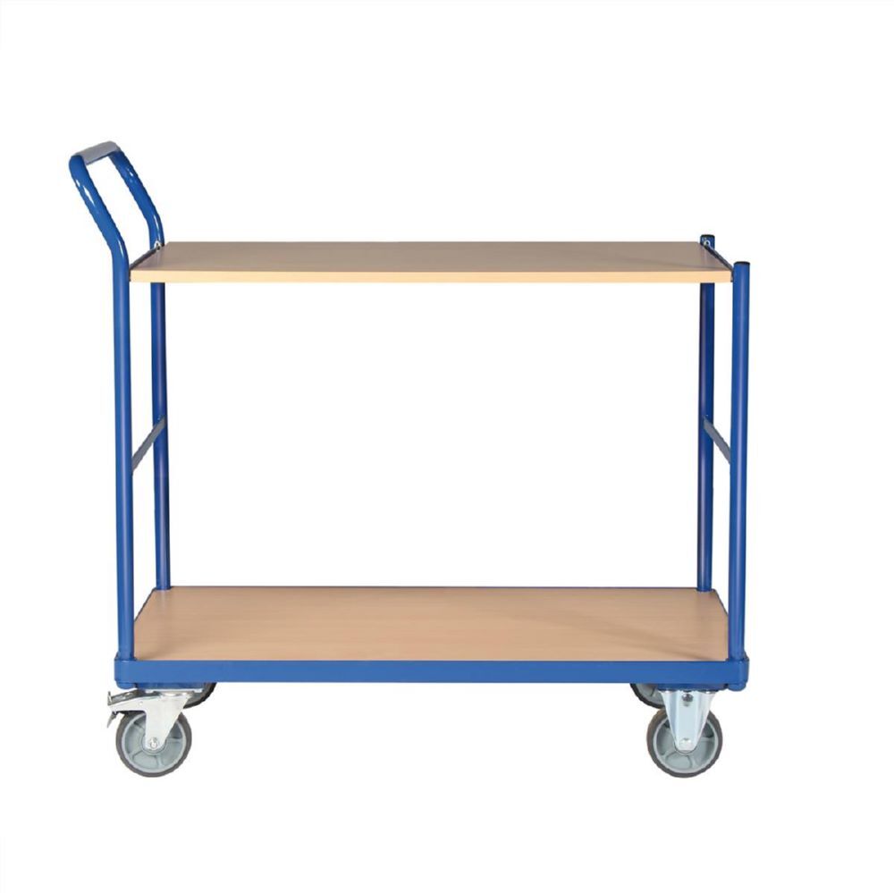 Tauroflex Tischwagen basic Serie F 250 mit großem Schiebebügel 600 x 1175 x 1015 mm Produktbild Tauroflex Tischwagen basic Serie F 250 mit großem Schiebebügel 600 x 1175 x 1015 mm bild 2