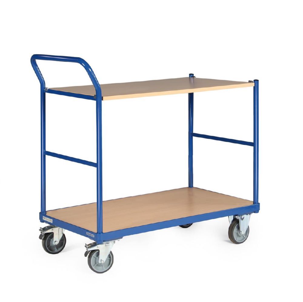 Tauroflex Tischwagen basic Serie F 250 mit großem Schiebebügel 600 x 1175 x 1015 mm Produktbild Tauroflex Tischwagen basic Serie F 250 mit großem Schiebebügel 600 x 1175 x 1015 mm bild 3