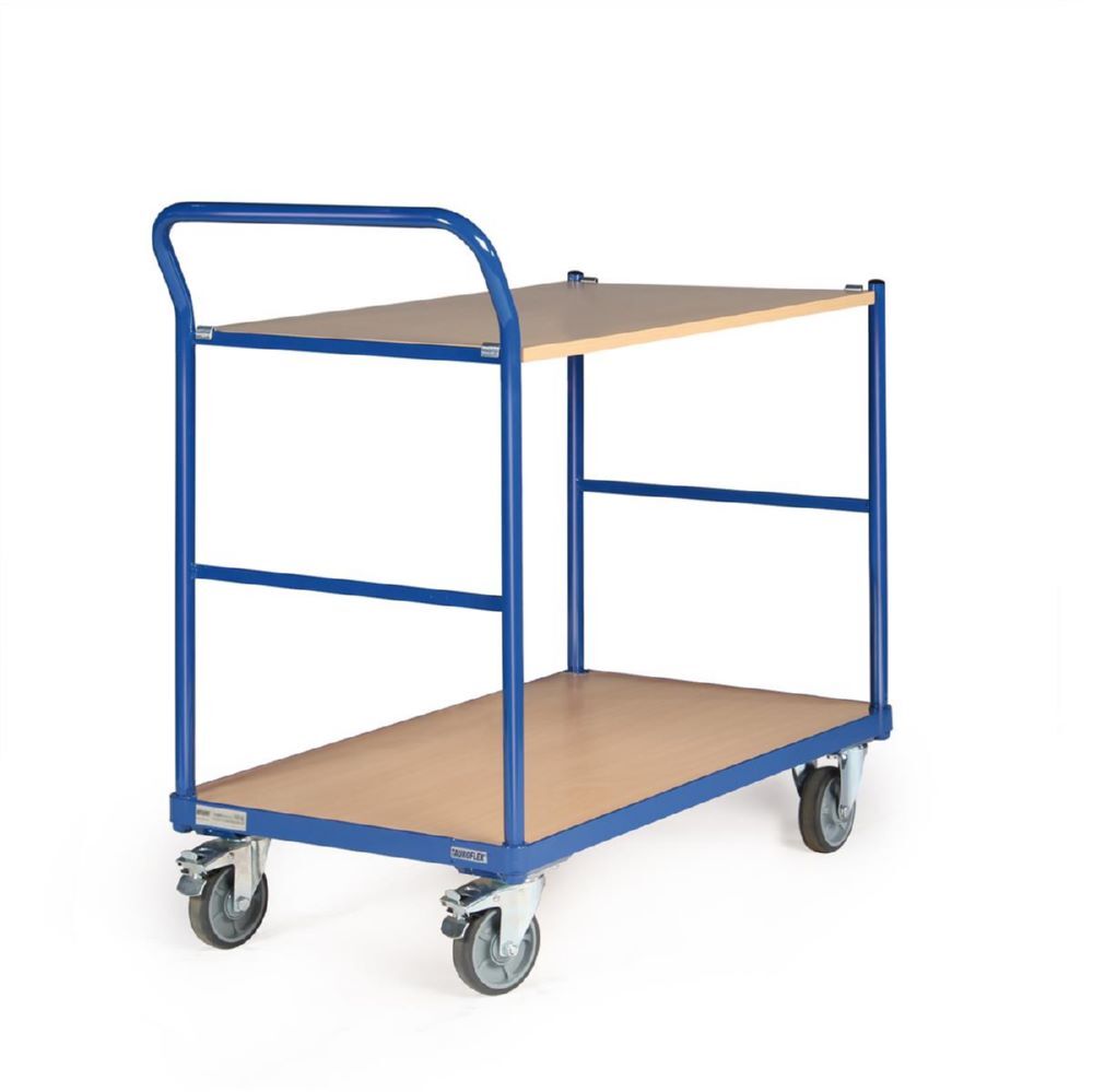 Tauroflex Tischwagen basic Serie F 250 mit großem Schiebebügel 600 x 1175 x 1015 mm Produktbild Tauroflex Tischwagen basic Serie F 250 mit großem Schiebebügel 600 x 1175 x 1015 mm bild 4