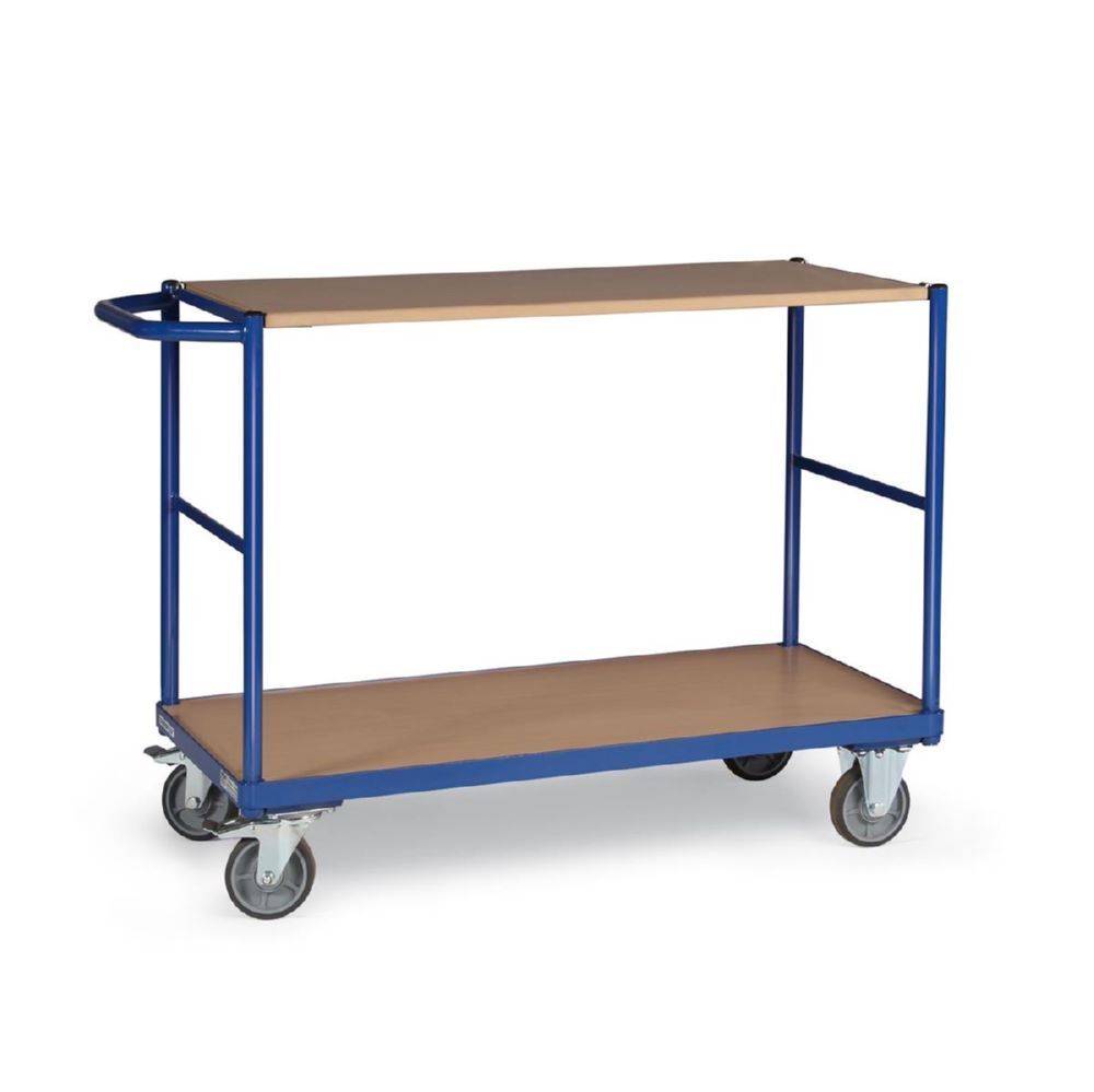 Tauroflex Tischwagen basic Serie F 250 2 Ladeflächen bis 250 kg 600 x 1175 x 835 mm Produktbild Tauroflex Tischwagen basic Serie F 250 2 Ladeflächen bis 250 kg 600 x 1175 x 835 mm bild 3