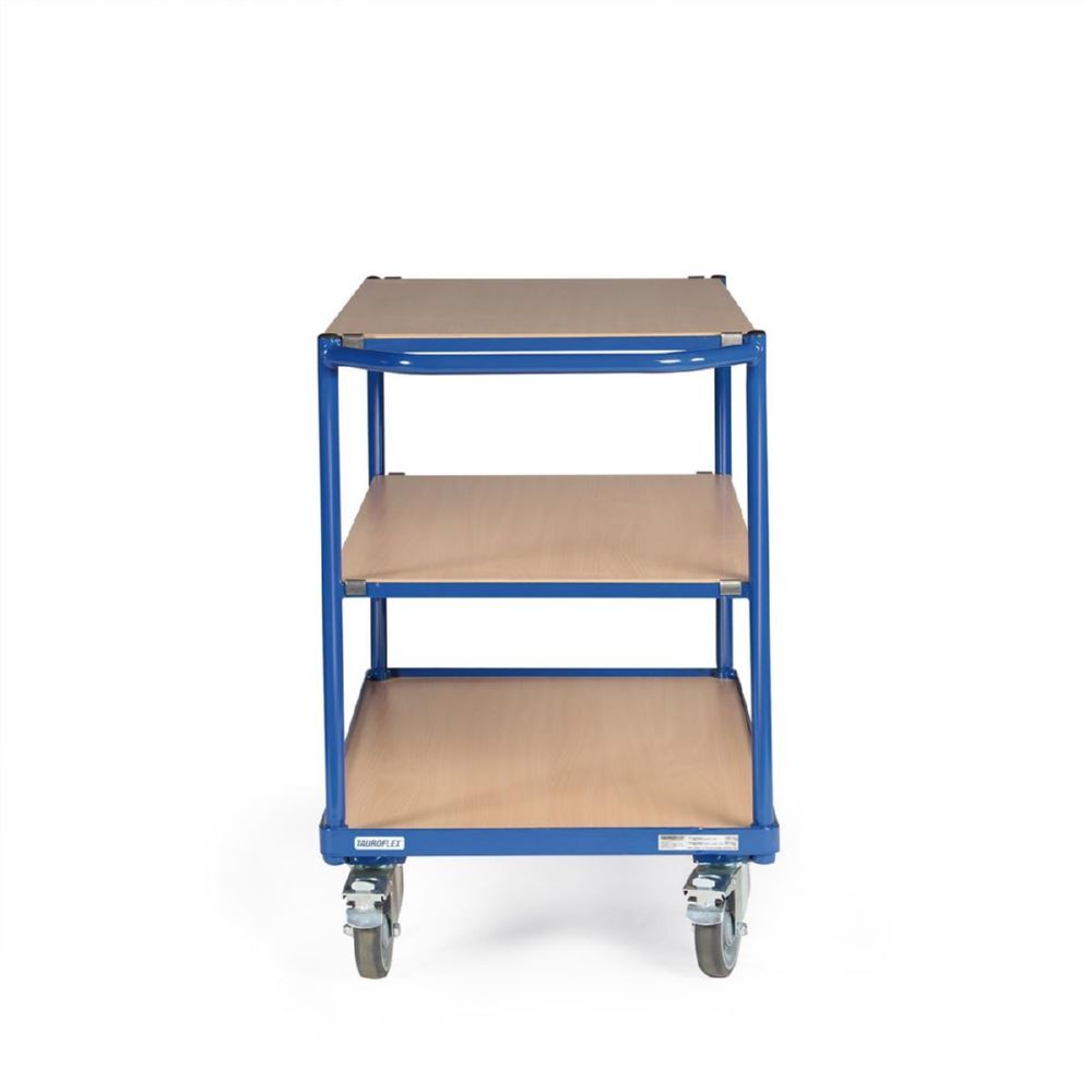 Tauroflex Tischwagen basic Serie F 250 3 stabile Ladeflächen 600 x 1175 x 835 mm Produktbild Tauroflex Tischwagen basic Serie F 250 3 stabile Ladeflächen 600 x 1175 x 835 mm bild 4