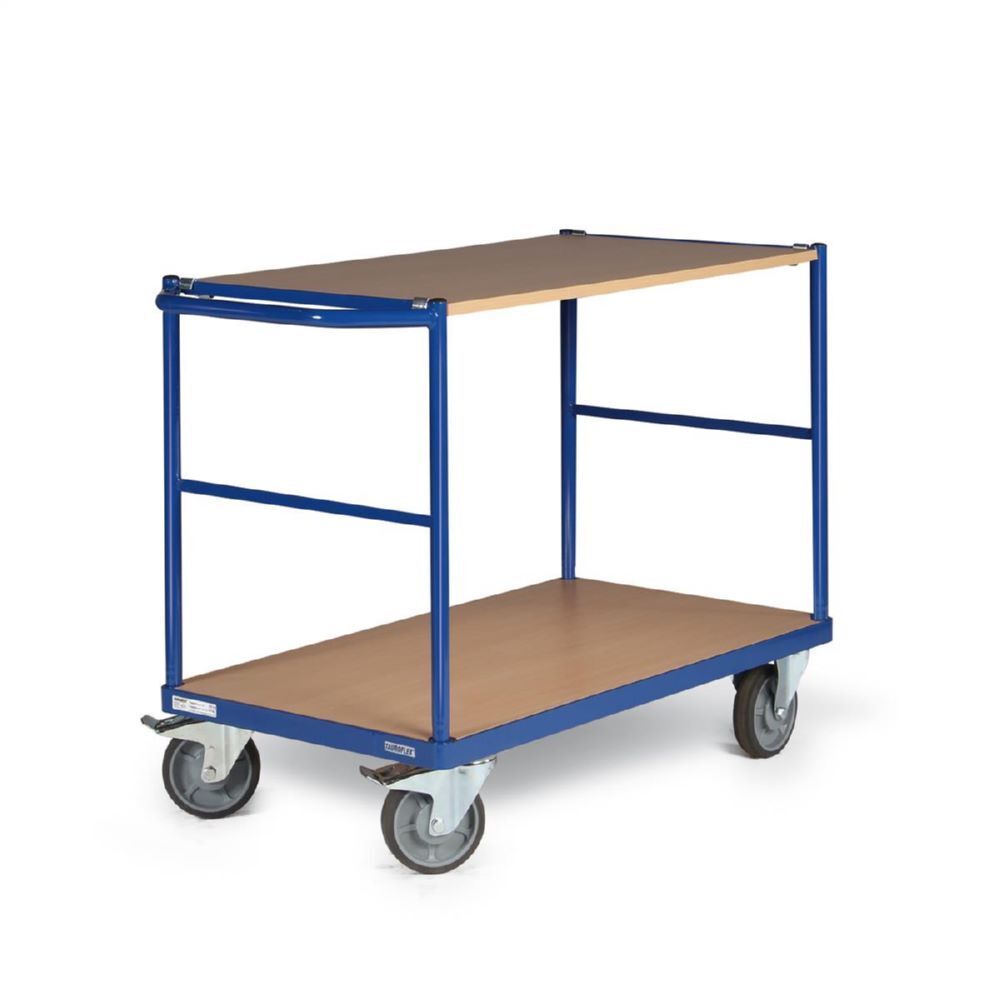 Tauroflex Tischwagen basic Serie F bis 350 kg 2 Ladeflächen 600 x 1185 x 925 mm Tauroflex Tischwagen basic Serie F bis 350 kg 2 Ladeflächen 600 x 1185 x 925 mm