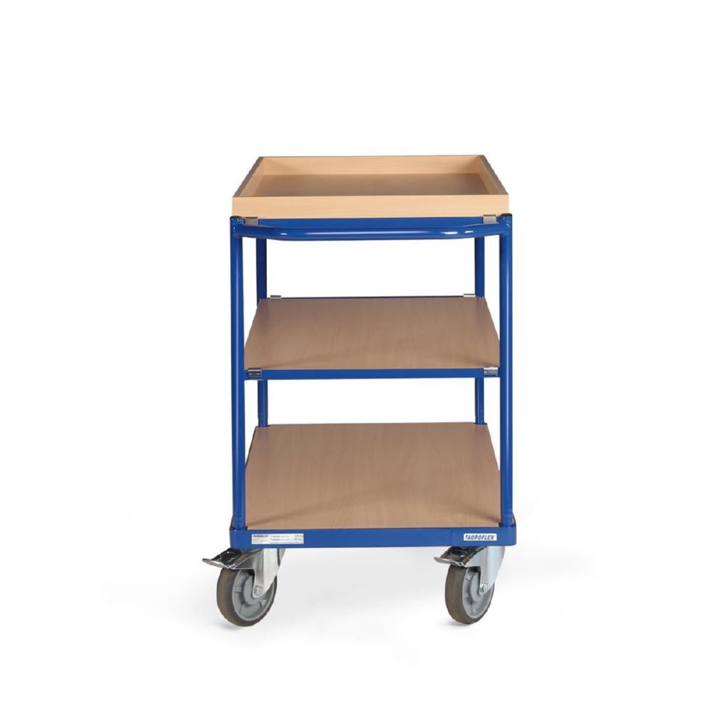 Tauroflex Tischwagen basic Serie F 3 Etagen mit Sonderausstattung 700 x 1185 x 925 mm Produktbild Tauroflex Tischwagen basic Serie F 3 Etagen mit Sonderausstattung 700 x 1185 x 925 mm bild 4
