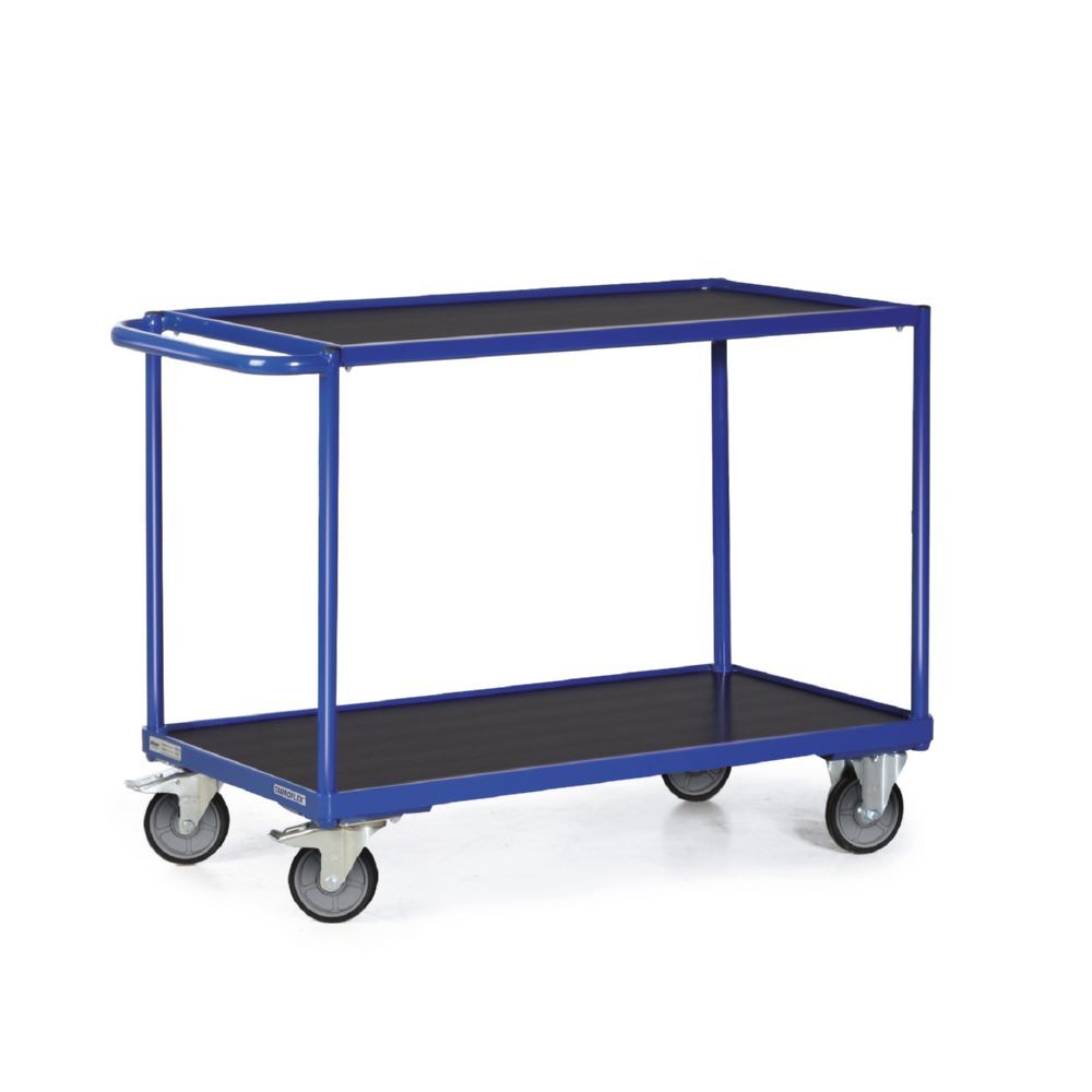Tauroflex Tischwagen F3 mit 2 Ladeflächen und 4 Rädern 500 x 1025 x 835 mm Produktbild Tauroflex Tischwagen F3 mit 2 Ladeflächen und 4 Rädern 500 x 1025 x 835 mm