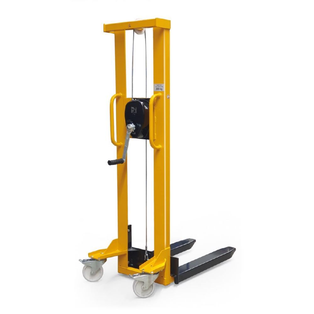 Taurolifter Handwindenstapler mit Gabelaufnahme Hubhöhe 1500 mm Traglast 300 kg Produktbild Taurolifter Handwindenstapler mit Gabelaufnahme Hubhöhe 1500 mm Traglast 300 kg
