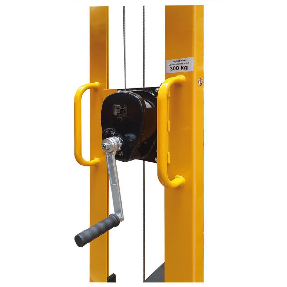 Taurolifter Handwindenstapler mit Gabelaufnahme Hubhöhe 1500 mm Traglast 300 kg Produktbild Taurolifter Handwindenstapler mit Gabelaufnahme Hubhöhe 1500 mm Traglast 300 kg bild 3