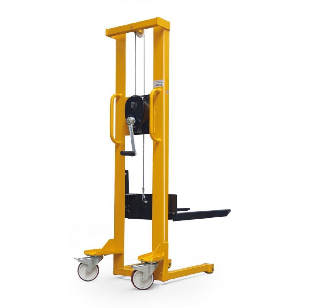 Taurolifter Hochhubwagen Handwindenstapler mit Gabelaufnahme Traglast 300 kg Hubhöhe 1500 mm Produktbild Taurolifter Hochhubwagen Handwindenstapler mit Gabelaufnahme Traglast 300 kg Hubhöhe 1500 mm