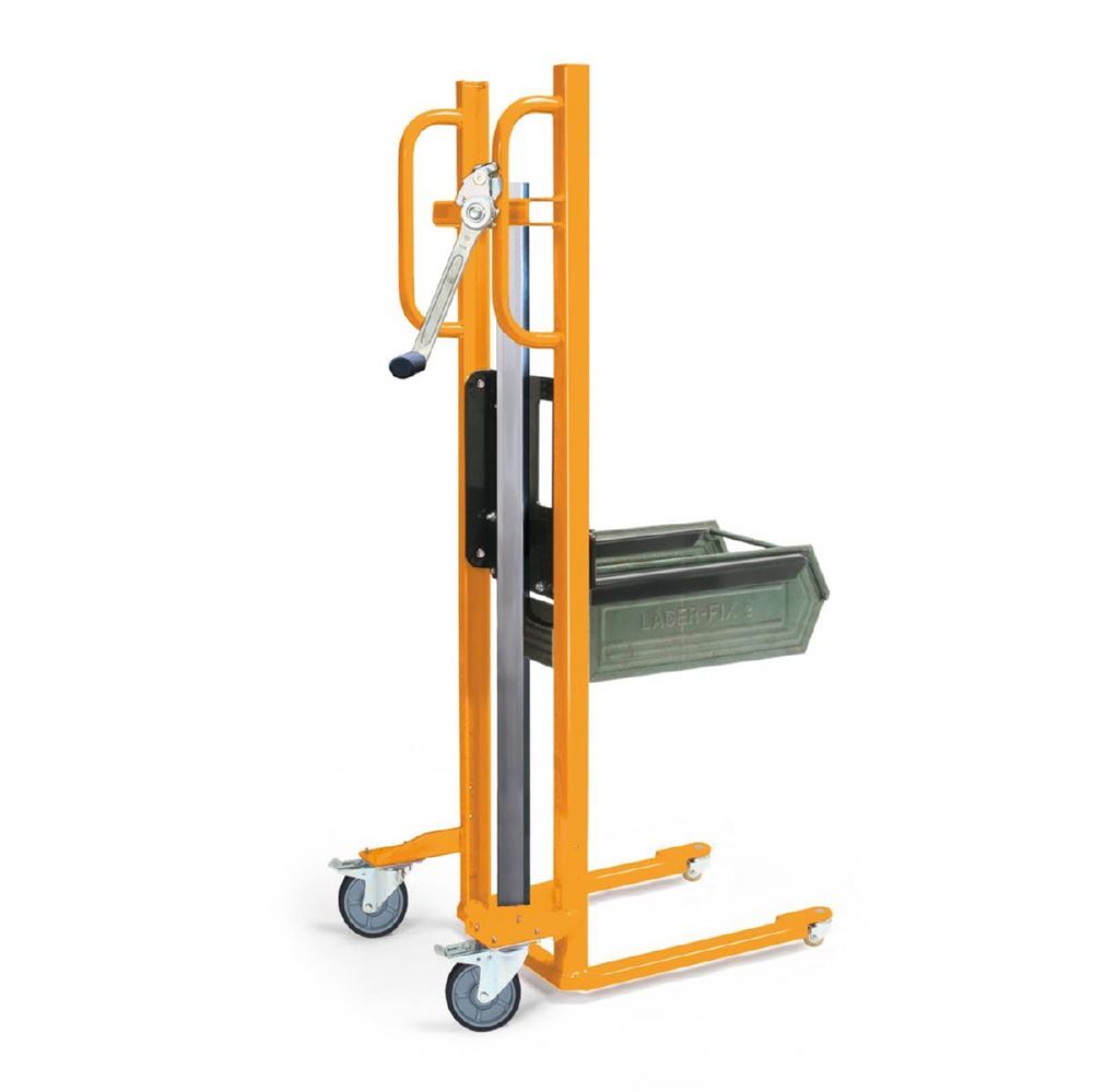 Taurolifter Materialheber mit Gabelaufnahme TPE Bereifung 4 Wegefahrwerk 150 kg Last Produktbild Taurolifter Materialheber mit Gabelaufnahme TPE Bereifung 4 Wegefahrwerk 150 kg Last bild 2