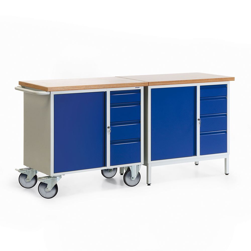 Taurotec Kompakt Werkbänke R3 Komplett mit 2 Werkbänken Gesamtlänge 1900 mm Produktbild Taurotec Kompakt Werkbänke R3 Komplett mit 2 Werkbänken Gesamtlänge 1900 mm