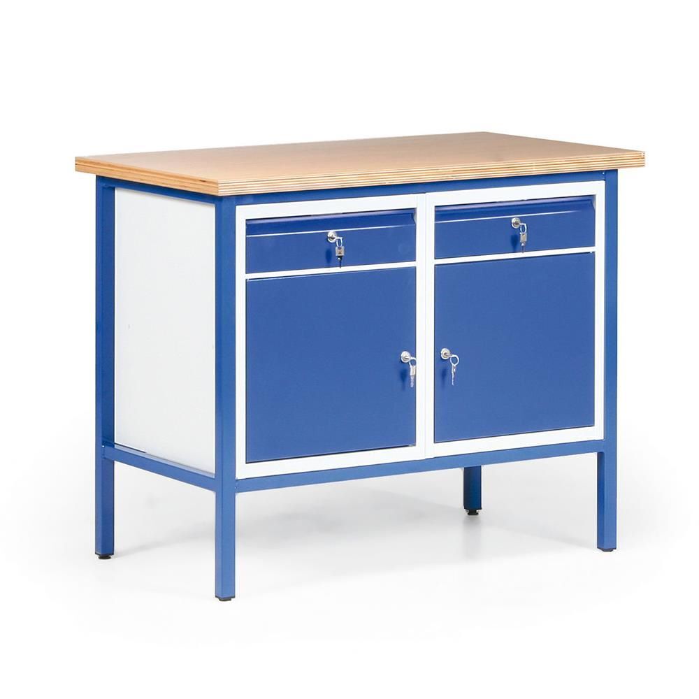 Taurotec Kompakt Kastenwerkbank R6 2 Schränke mit 1 Schublade und 1 Tür Produktbild Taurotec Kompakt Kastenwerkbank R6 2 Schränke mit 1 Schublade und 1 Tür