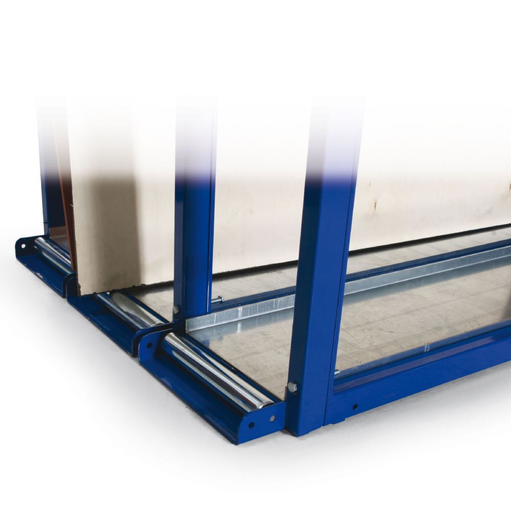 Taurotec Plattenregal Anbaumodul 1 Feld 375 x 3000 x 2305 mm enzianblau Produktbild Taurotec Plattenregal Anbaumodul 1 Feld 375 x 3000 x 2305 mm enzianblau bild 2