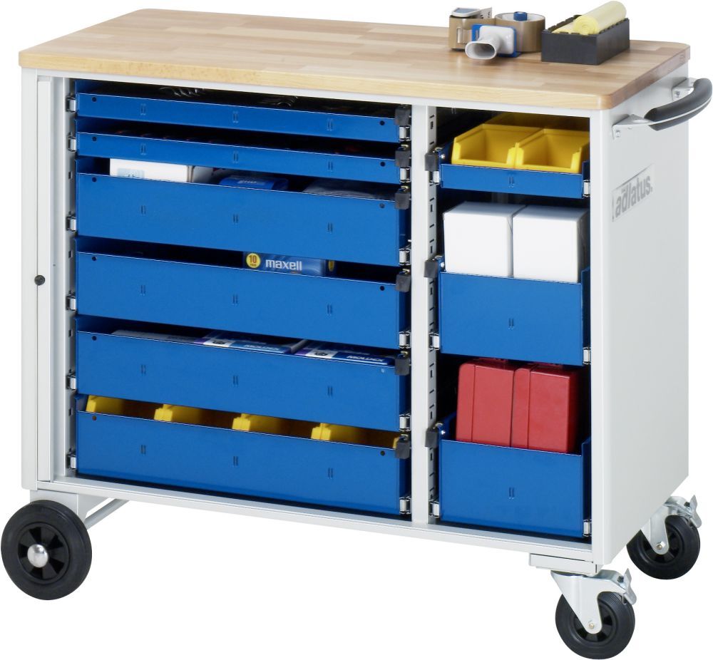 RAU Werkzeugwagen adlatus Modell 10470 Buche 890 x 1025 mm Produktbild RAU Werkzeugwagen adlatus Modell 10470 Buche 890 x 1025 mm