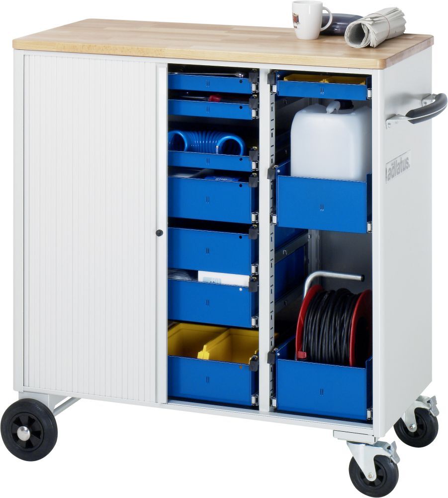 RAU Werkzeugwagen Serie adlatus Modell 10800 1025 mm breit Buche Massiv Produktbild RAU Werkzeugwagen Serie adlatus Modell 10800 1025 mm breit Buche Massiv