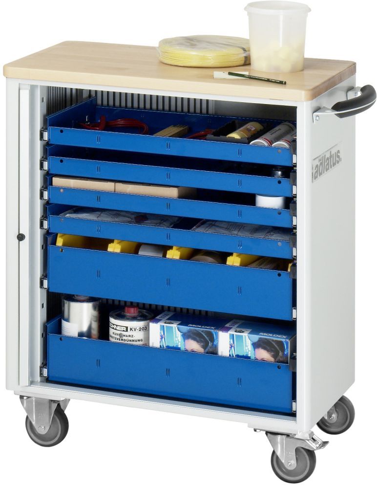 RAU Werkzeugwagen Serie adlatus Modell 7255 725 mm breit Produktbild RAU Werkzeugwagen Serie adlatus Modell 7255 725 mm breit