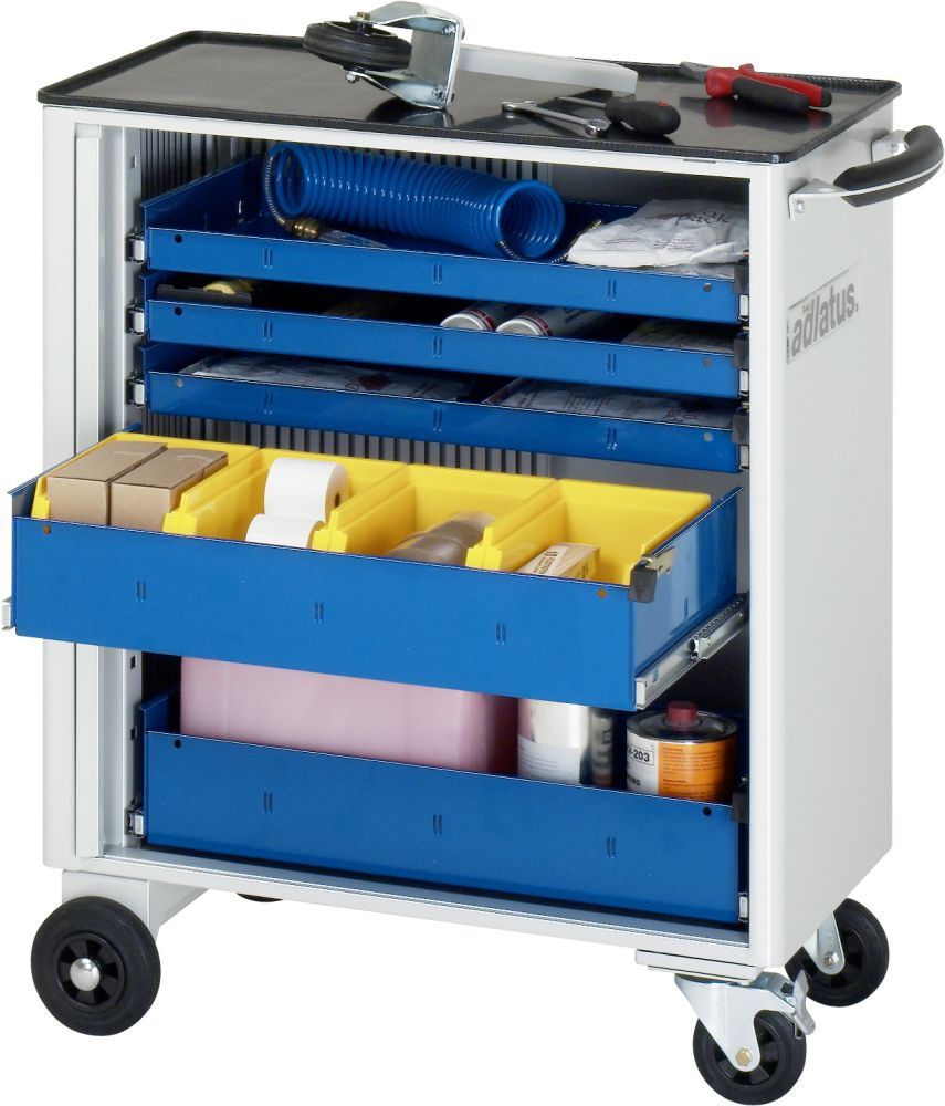 RAU Werkzeugwagen adlatus 725 x 400 mm Flächenlast 450 kg Produktbild RAU Werkzeugwagen adlatus 725 x 400 mm Flächenlast 450 kg