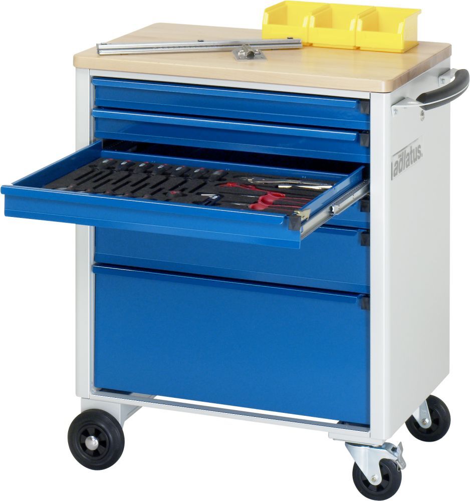 RAU Werkzeugwagen adlatus 700 x 500 mm mit Stahlblechgehäuse Produktbild RAU Werkzeugwagen adlatus 700 x 500 mm mit Stahlblechgehäuse