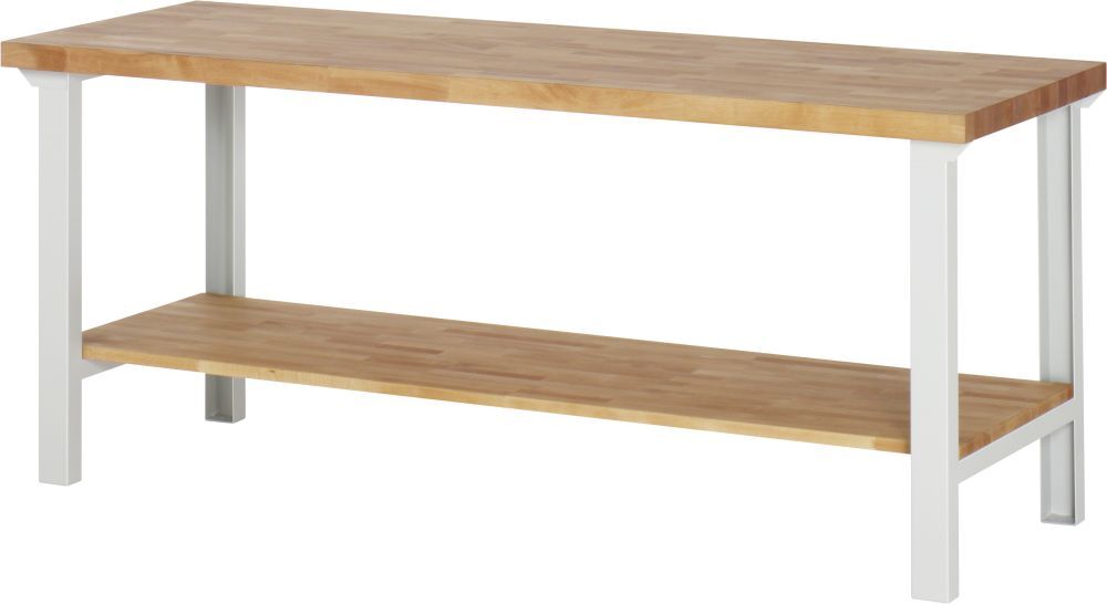 RAU Werkbank Modell 7000 B 2000 mm x T 700 mm x H 840 mm, Farbe Gestell RAL7035 Produktbild RAU Werkbank Modell 7000 B 2000 mm x T 700 mm x H 840 mm, Farbe Gestell RAL7035