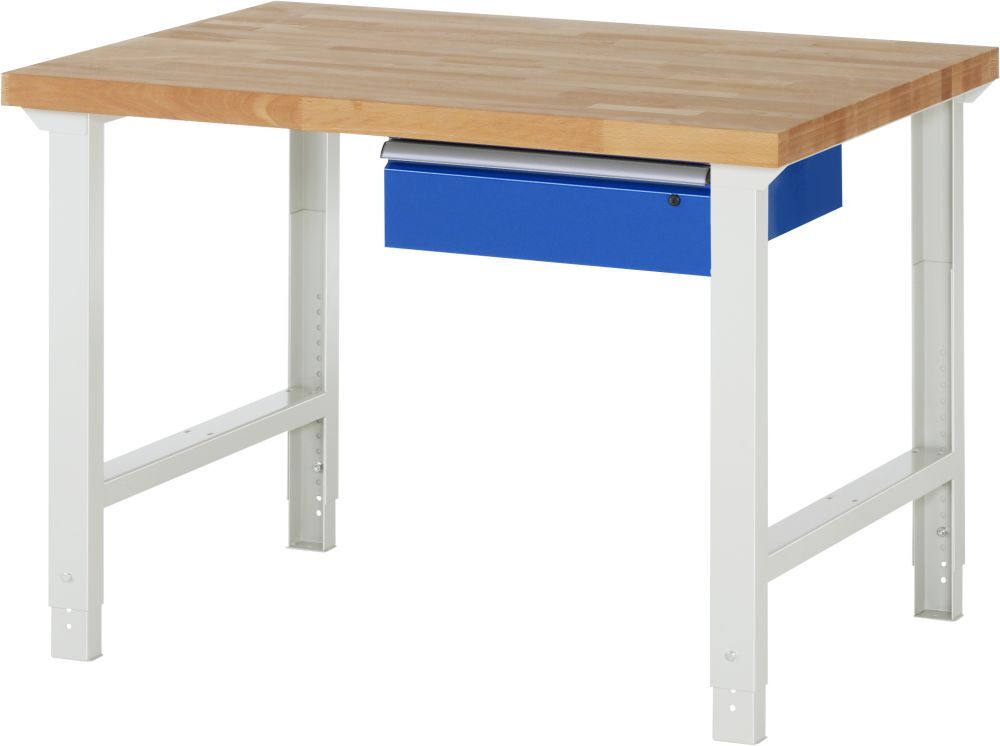 Rau Werkbank Serie 7000 Modell 7001A1 Tiefe 900 mm Breite 1250 mm Produktbild Rau Werkbank Serie 7000 Modell 7001A1 Tiefe 900 mm Breite 1250 mm