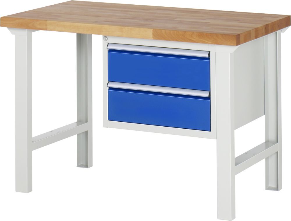 Rau Werkbank Serie 7000 Modell 7125 Breite 1250 mm Tiefe 700 mm Produktbild Rau Werkbank Serie 7000 Modell 7125 Breite 1250 mm Tiefe 700 mm