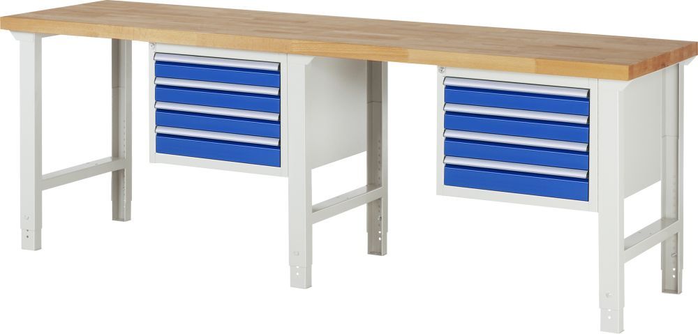 RAU Werkbank 7000 mit 2500 mm Breite Modell 7133 Produktbild RAU Werkbank 7000 mit 2500 mm Breite Modell 7133