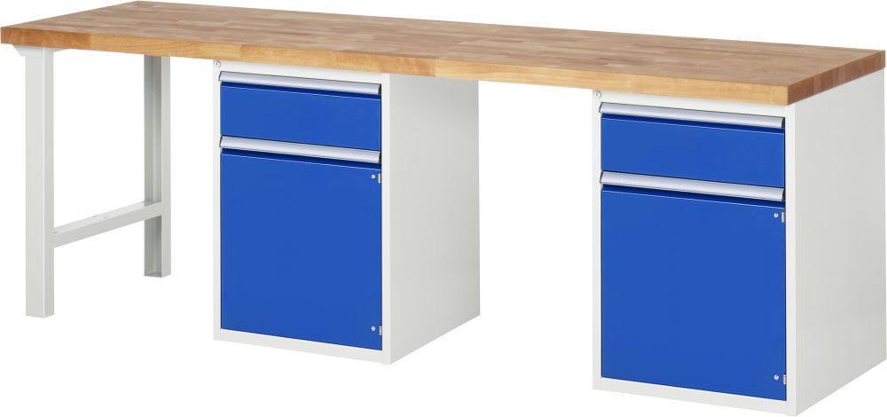 RAU Werkbank 7000 Modell 7502-8 mit 2500 mm Breite Produktbild RAU Werkbank 7000 Modell 7502-8 mit 2500 mm Breite