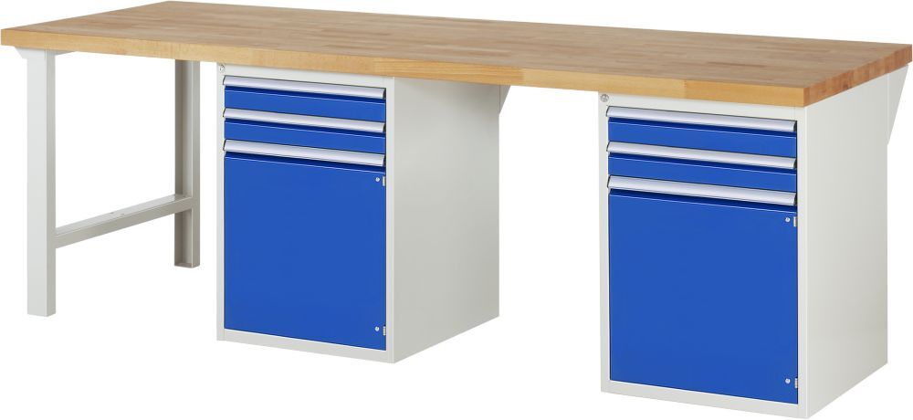 RAU Werkbank Serie 7000 7503-8 mit 2500 x 900 mm Produktbild RAU Werkbank Serie 7000 7503-8 mit 2500 x 900 mm