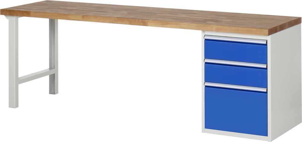 RAU Werkbank 7000 Modell 7503-1 2500 mm in der Breite Produktbild RAU Werkbank 7000 Modell 7503-1 2500 mm in der Breite