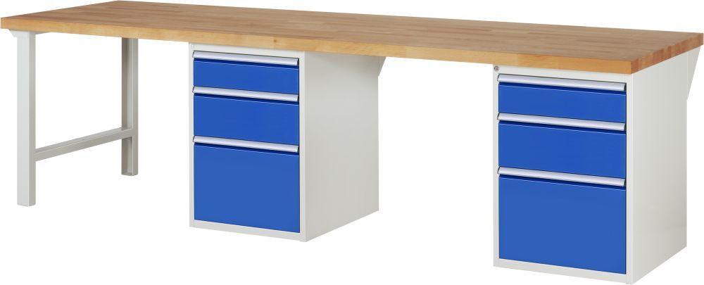 RAU Werkbank 7000 Modell Nummer 7508-8 mit 3000 mm Produktbild RAU Werkbank 7000 Modell Nummer 7508-8 mit 3000 mm