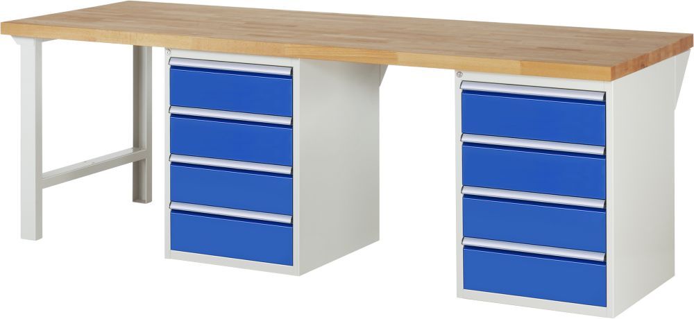 RAU Werkbank 7000 Modell Nummer 7509-8 mit 2500 mm Produktbild RAU Werkbank 7000 Modell Nummer 7509-8 mit 2500 mm