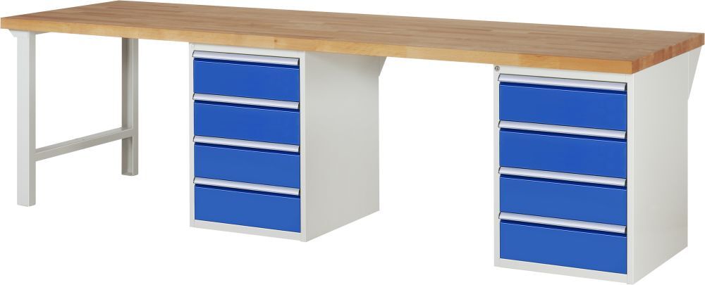 RAU Werkbank Serie 7000 Modell 7509-8 Breite 3000 mm Produktbild RAU Werkbank Serie 7000 Modell 7509-8 Breite 3000 mm bild 1