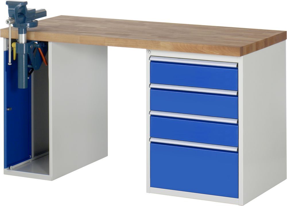 RAU Werkbank 7000 mit 1500 mm Breite Modell 7510-2 Produktbild RAU Werkbank 7000 mit 1500 mm Breite Modell 7510-2
