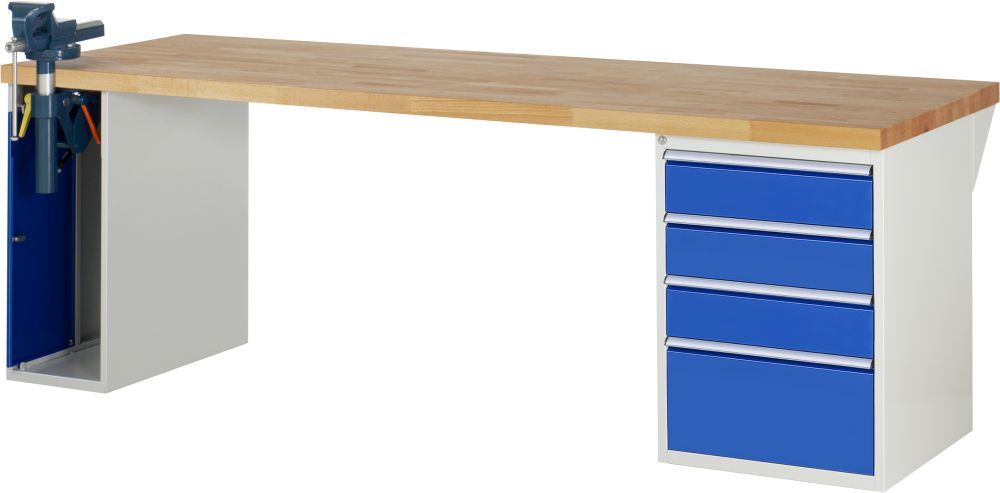 RAU Werkbank 7000 Modell Nummer 7510-2 mit 2500 mm Produktbild RAU Werkbank 7000 Modell Nummer 7510-2 mit 2500 mm