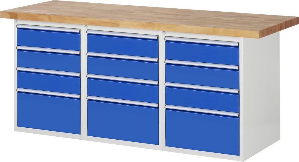 RAU Werkbank 7000 mit 2000 mm Breite Modell 7510-4 Produktbild RAU Werkbank 7000 mit 2000 mm Breite Modell 7510-4