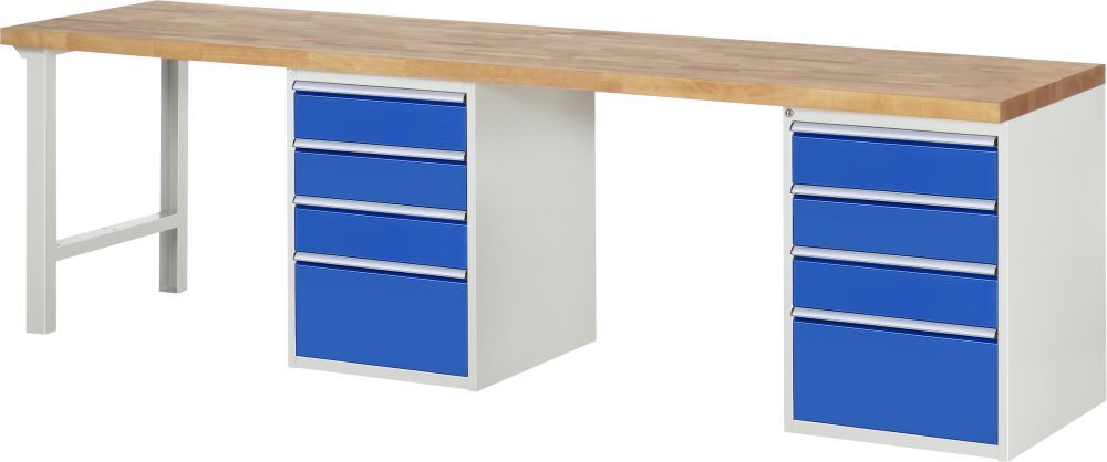 RAU Werkbank 7000 Modell Nummer 7510-8 mit 3000 mm Produktbild RAU Werkbank 7000 Modell Nummer 7510-8 mit 3000 mm