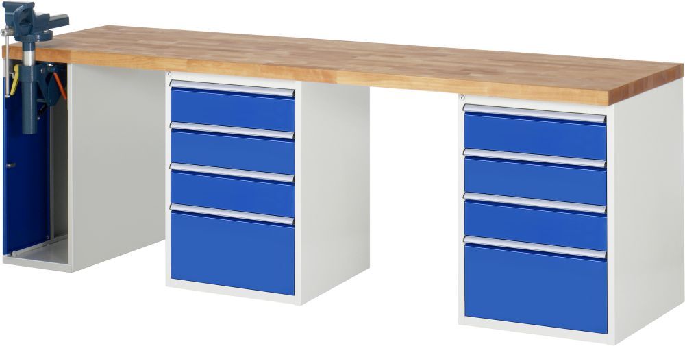 RAU Werkbank 7000 Modell Nummer 7510-9 mit 2500 mm Produktbild RAU Werkbank 7000 Modell Nummer 7510-9 mit 2500 mm