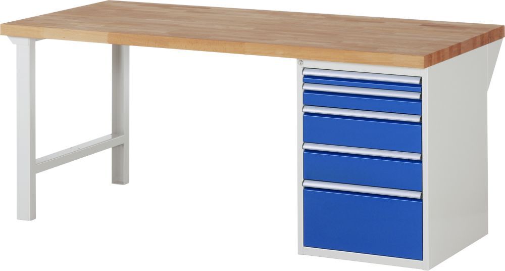 RAU Werkbank 7000 mit 2000 x 900 mm Modell 7511 Produktbild RAU Werkbank 7000 mit 2000 x 900 mm Modell 7511