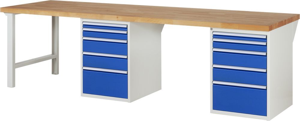 RAU Werkbank 7000 mit 3000 x 900 mm Modell 7511-8 Produktbild RAU Werkbank 7000 mit 3000 x 900 mm Modell 7511-8