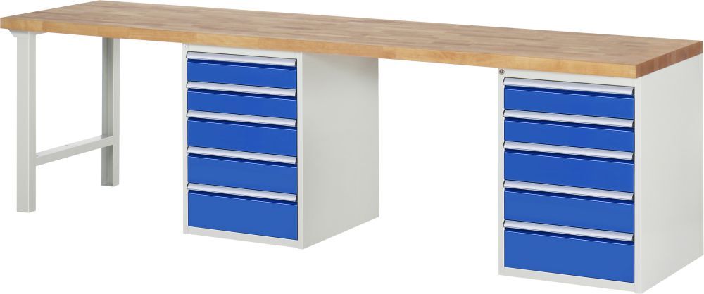 RAU Werkbank 7000 Modell 7513-8 3000 mm in der Breite Produktbild RAU Werkbank 7000 Modell 7513-8 3000 mm in der Breite