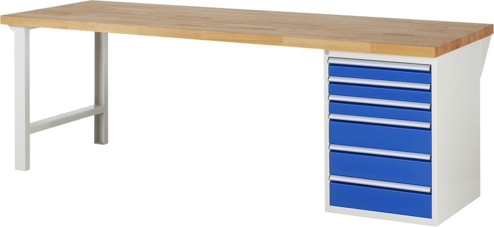 RAU Werkbank 7000 Modell Nummer 7515 mit 2500 mm Produktbild RAU Werkbank 7000 Modell Nummer 7515 mit 2500 mm