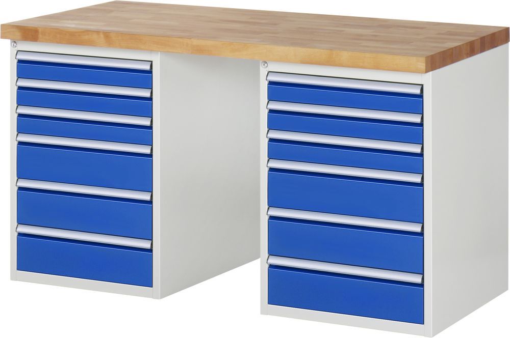 RAU Werkbank 7000 mit 1500 mm Breite Modell 7515-3 Produktbild RAU Werkbank 7000 mit 1500 mm Breite Modell 7515-3