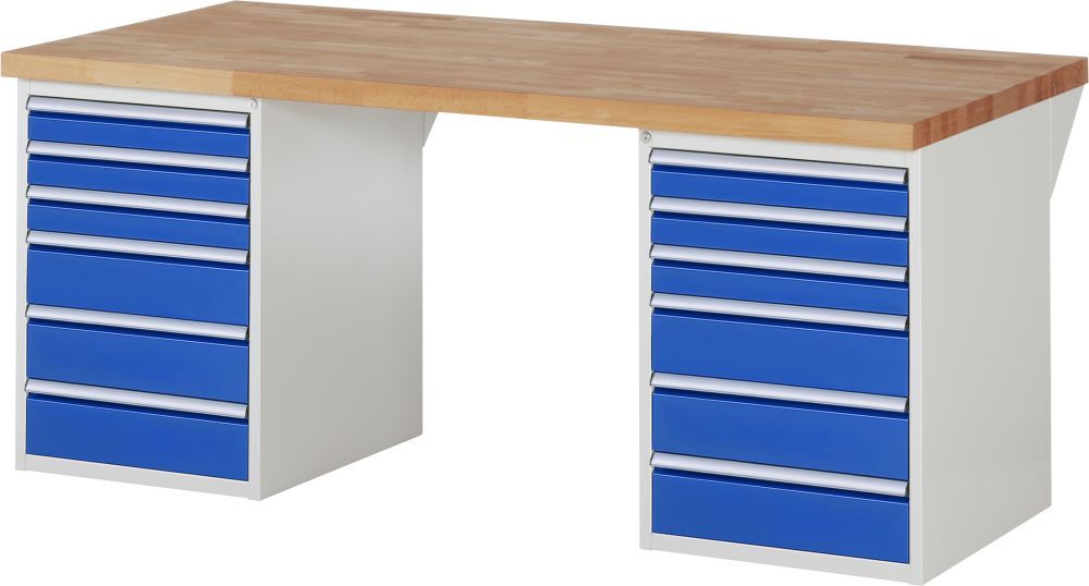 RAU Werkbank 7000 mit 2000 x 900 mm Modell 7515-3 Produktbild RAU Werkbank 7000 mit 2000 x 900 mm Modell 7515-3