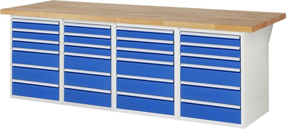 RAU Werkbank 7000 Modell Nummer 7515-5 mit 2500 mm Produktbild RAU Werkbank 7000 Modell Nummer 7515-5 mit 2500 mm