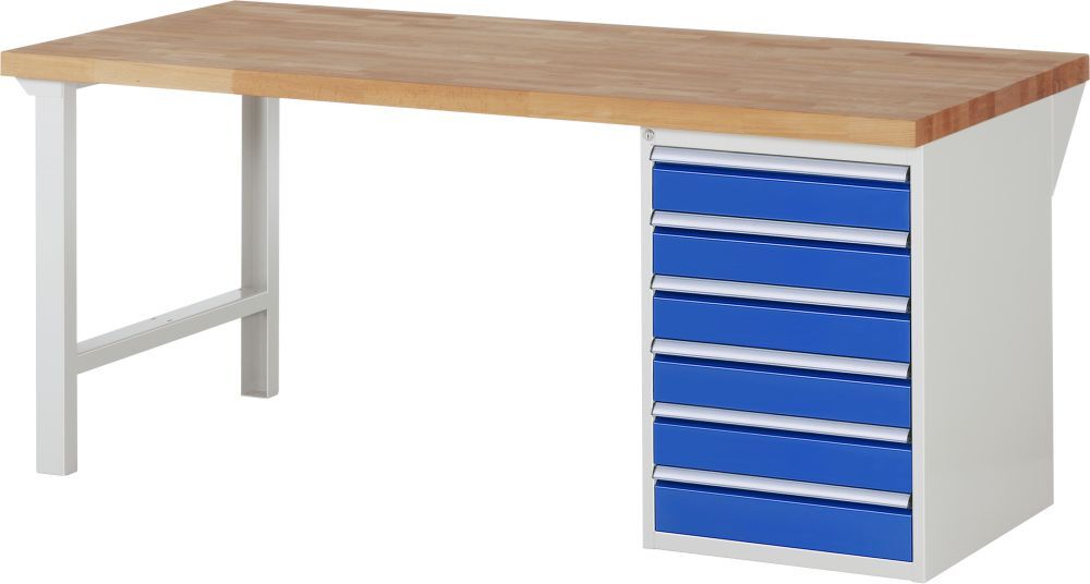 RAU Werkbank 7000 mit 2000 x 900 mm Modell 7516-1 Produktbild RAU Werkbank 7000 mit 2000 x 900 mm Modell 7516-1