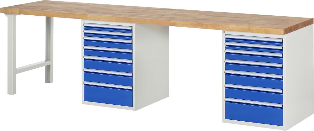 RAU Werkbank 7000 Modell 7517-8 3000 mm in der Breite Produktbild RAU Werkbank 7000 Modell 7517-8 3000 mm in der Breite