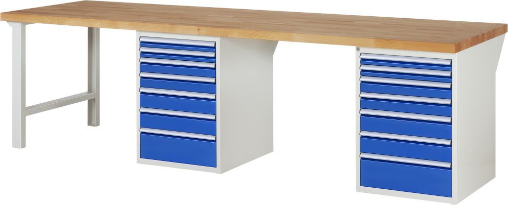 RAU Werkbank 7000 mit 3000 x 900 mm Modell 7517-8 Produktbild RAU Werkbank 7000 mit 3000 x 900 mm Modell 7517-8