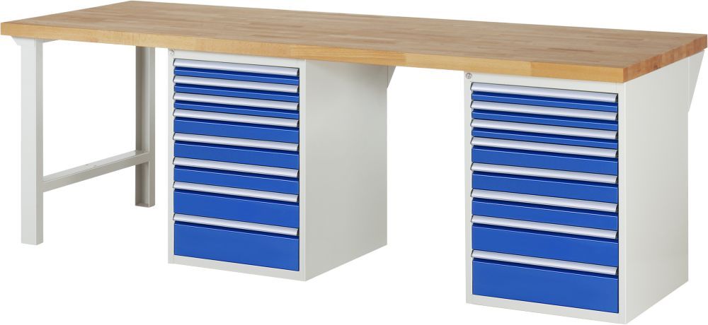 RAU Werkbank 7000 Modell Nummer 7519-8 2500 mm Produktbild RAU Werkbank 7000 Modell Nummer 7519-8 2500 mm