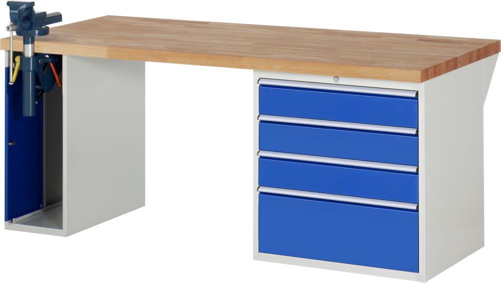 RAU Werkbank 7000 Modell 7610-2 2000 mm in der Breite Produktbild RAU Werkbank 7000 Modell 7610-2 2000 mm in der Breite