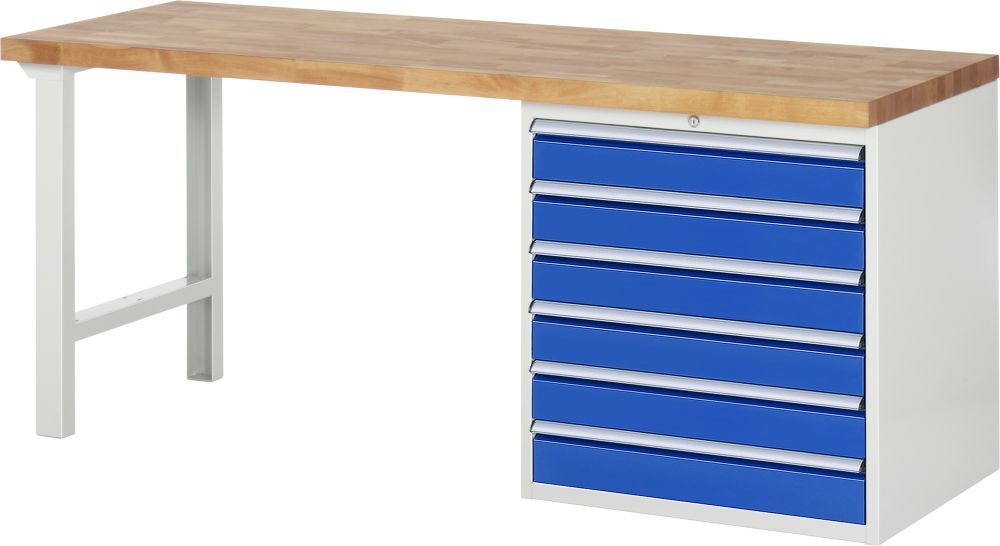 RAU Werkbank 7000 mit 2000 mm Breite Modell 7616 Produktbild RAU Werkbank 7000 mit 2000 mm Breite Modell 7616