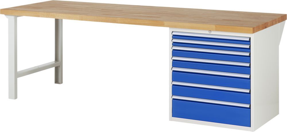 RAU Werkbank 7000 Modell 7617 Breite 2500 mm Produktbild RAU Werkbank 7000 Modell 7617 Breite 2500 mm